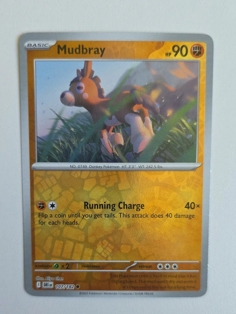 Pokemon Mudbray And Mudsdale Card